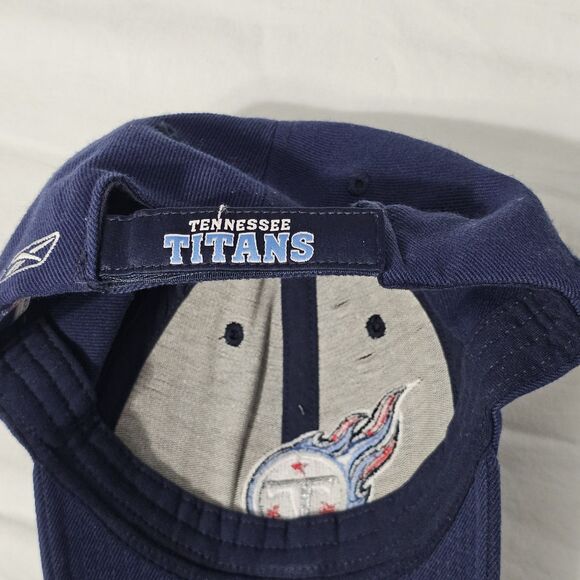 Tennessee Titans Logo NFL Football Hap Cap Blue Embroidered Adjustable Casual - Picture 8 of 8